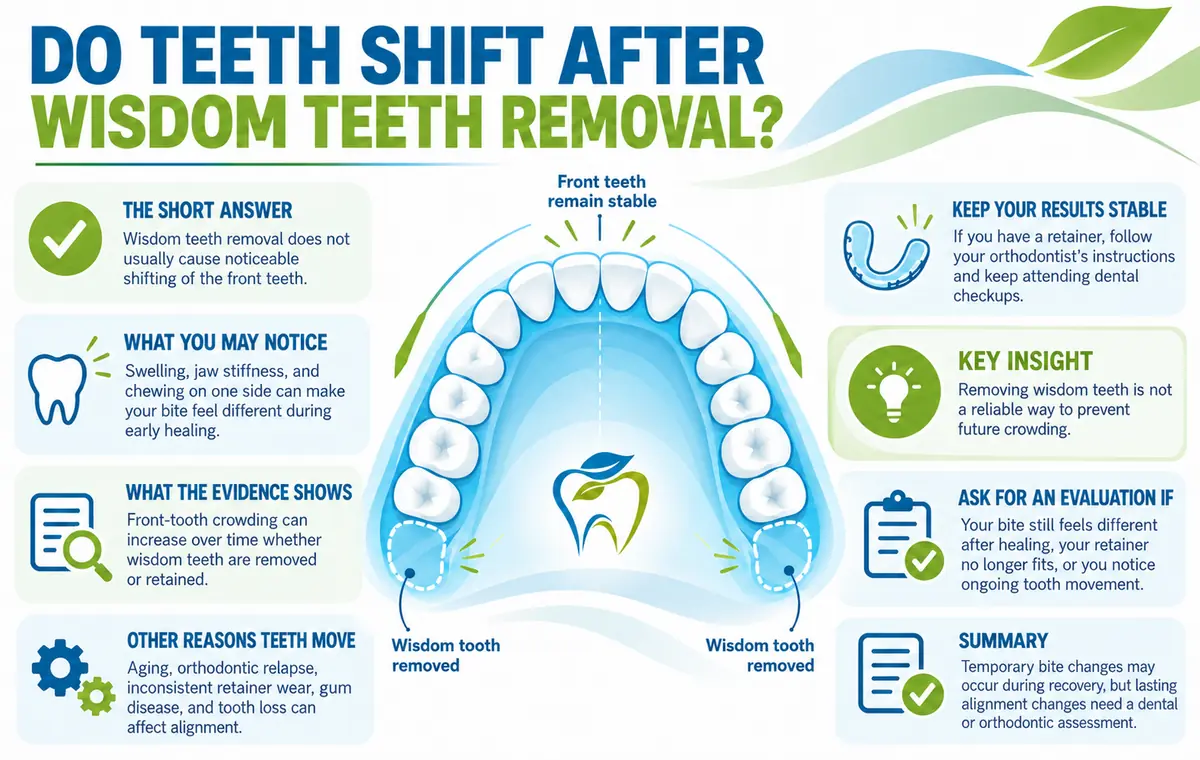 Do Teeth Shift After Wisdom Teeth Removal